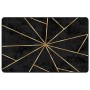 Black and gold non-slip washable rug 190x300 cm by , Rugs - Ref: Foro24-136619, Price: 99,99 €, Discount: %