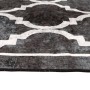 Alfombra lavable antideslizante negro y blanco 80x300 cm de , Alfombras - Ref: Foro24-136604, Precio: 42,92 €, Descuento: %