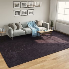 Alfombra lavable antideslizante gris antracita 400x300 cm de , Alfombras - Ref: Foro24-136631, Precio: 189,23 €, Descuento: %