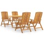 5-piece garden dining set solid teak wood by , Garden sets - Ref: Foro24-3154915, Price: 712,77 €, Discount: %