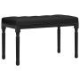 Banco de terciopelo negro 80x40x49 cm de , Bancos - Ref: Foro24-344449, Precio: 56,40 €, Descuento: %