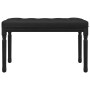 Banco de terciopelo negro 80x40x49 cm de , Bancos - Ref: Foro24-344449, Precio: 56,40 €, Descuento: %