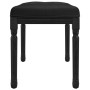 Banco de terciopelo negro 80x40x49 cm de , Bancos - Ref: Foro24-344449, Precio: 56,40 €, Descuento: %