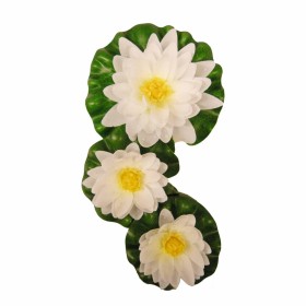 Ubbink Set of decorative water lilies 3 pieces white by Ubbink, Lawn Ornaments and Garden Sculptures - Ref: Foro24-423543, Pr...