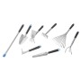 HI Set of 8 silver metal garden tools by HI, Garden tools - Ref: Foro24-423928, Price: 33,77 €, Discount: %