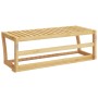 Towel rack with bamboo shelf 60x25x20 cm by , Towel racks - Ref: Foro24-373368, Price: 29,52 €, Discount: %