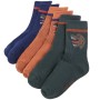 Kindersocken 5 Paar EU 23-26 von , Socken und Strumpfhosen für Kinder - Ref: Foro24-14737, Preis: 8,99 €, Rabatt: %