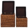 Brown Seagrass 2 Piece Ottoman Set by vidaXL, Ottomans - Ref: Foro24-246110, Price: 106,99 €, Discount: %