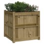 Outdoor planters 2 units impregnated pine wood by , Pots and planters - Ref: Foro24-837433, Price: 128,20 €, Discount: %