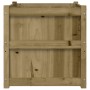 Outdoor planters 2 units impregnated pine wood by , Pots and planters - Ref: Foro24-837433, Price: 128,20 €, Discount: %