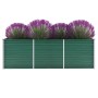 Green galvanized steel garden bed 240x80x77 cm by vidaXL, Pots and planters - Ref: Foro24-44841, Price: 68,45 €, Discount: %