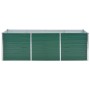 Green galvanized steel garden bed 240x80x77 cm by vidaXL, Pots and planters - Ref: Foro24-44841, Price: 68,45 €, Discount: %