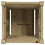 Solid impregnated pine wood planter 40x40x40 cm by , Pots and planters - Ref: Foro24-837412, Price: 37,15 €, Discount: %