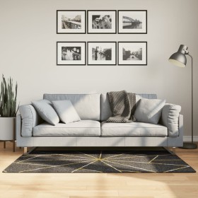 Black and gold non-slip washable rug 80x150 cm by , Rugs - Ref: Foro24-136615, Price: 28,47 €, Discount: %