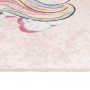 Alfombra niños lavable antideslizante unicornio rosa 160x230 cm de , Alfombras - Ref: Foro24-136622, Precio: 61,96 €, Descuen...