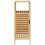 Bamboo bathroom cabinet with shelf 36x33x87 cm by , Lockers and storage cabinets - Ref: Foro24-373369, Price: 79,99 €, Discou...