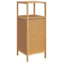 Bamboo bathroom cabinet with shelf 36x33x87 cm by , Lockers and storage cabinets - Ref: Foro24-373369, Price: 79,99 €, Discou...