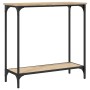 Engineered wood Sonoma oak console table 75x30.5x75 cm by , Side tables - Ref: Foro24-837708, Price: 38,60 €, Discount: %