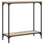 Mesa consola madera de ingeniería roble Sonoma 75x30,5x75 cm de , Mesas auxiliares - Ref: Foro24-837708, Precio: 38,59 €, Des...