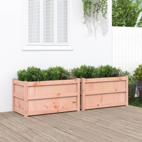 Garden planters 2 units solid Douglas wood by , Pots and planters - Ref: Foro24-837466, Price: 132,12 €, Discount: %