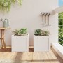 Outdoor planters 2 units solid white pine wood by , Pots and planters - Ref: Foro24-837407, Price: 84,01 €, Discount: %