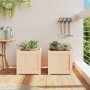 Outdoor planters, 2 units, solid pine wood by , Pots and planters - Ref: Foro24-837405, Price: 58,37 €, Discount: %