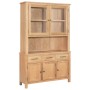 Solid oak wood sideboard 110x33.5x105 cm by vidaXL, Showcases - Ref: Foro24-247597, Price: 312,99 €, Discount: %