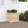 Solid pine wood planter 60x60x60 cm by , Pots and planters - Ref: Foro24-837424, Price: 65,06 €, Discount: %