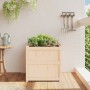 Solid pine wood planter 60x60x60 cm by , Pots and planters - Ref: Foro24-837424, Price: 65,06 €, Discount: %