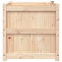 Solid pine wood planter 60x60x60 cm by , Pots and planters - Ref: Foro24-837424, Price: 65,06 €, Discount: %