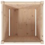 Solid pine wood planter 60x60x60 cm by , Pots and planters - Ref: Foro24-837424, Price: 65,06 €, Discount: %