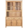 Solid oak wood sideboard 110x33.5x105 cm by vidaXL, Showcases - Ref: Foro24-247597, Price: 312,99 €, Discount: %