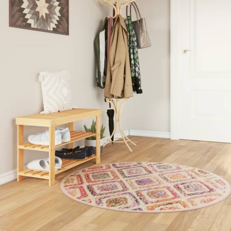 Washable non-slip multicolor Ø 120 cm rug by , Rugs - Ref: Foro24-136590, Price: 34,51 €, Discount: %