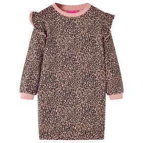 Mittelrosa Sweatshirtkleid für Kinder 104 von , Kinderkleider - Ref: Foro24-14430, Preis: 16,99 €, Rabatt: %