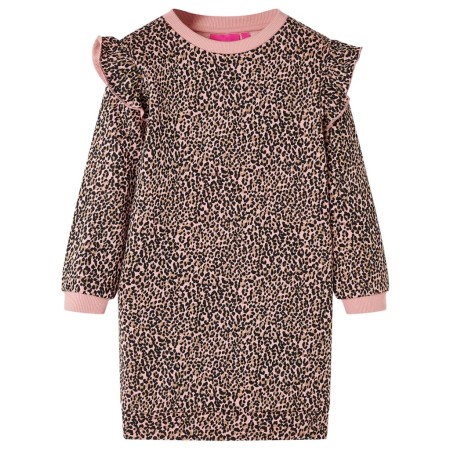 Vestido sudadera infantil rosa medio 104 de , Vestidos de niños - Ref: Foro24-14430, Precio: 16,99 €, Descuento: %