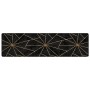 Alfombra lavable antideslizante negro y dorado 80x300 cm de , Alfombras - Ref: Foro24-136616, Precio: 44,37 €, Descuento: %