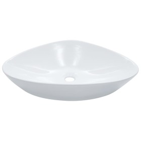 Lavabo 58,5x39x14 cm cerámica blanco de vidaXL, Lavabos - Ref: Foro24-143901, Precio: 67,43 €, Descuento: %