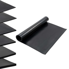 Smooth non-slip rubber mat 1.2x2 m 8 mm by , Floors and carpets - Ref: Foro24-143963, Price: 89,99 €, Discount: %