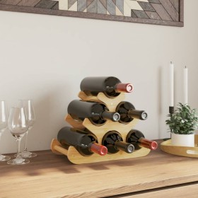 Weinregal aus Bambus für 6 Flaschen 35x18x25,5 cm von , Weinregale - Ref: Foro24-373371, Preis: 29,99 €, Rabatt: %