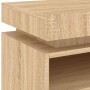 Bedside tables with LED lights 2 pcs Sonoma oak 40x39x48.5 cm by , Nightstands - Ref: Foro24-836789, Price: 109,55 €, Discoun...