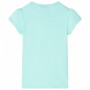 Light mint green children's t-shirt 92 by , Kids T-shirts - Ref: Foro24-11029, Price: 9,51 €, Discount: %