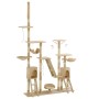 Rascador para gatos poste rascador de sisal 230-250 cm beige de vidaXL, Mobiliario para gatos - Ref: Foro24-170619, Precio: 1...