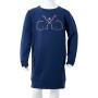 Navy blue children's sweatshirt dress 104 by , Children's dresses - Ref: Foro24-13780, Price: 10,97 €, Discount: %