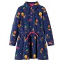 Children's long-sleeved navy blue cord dress 104 by , Children's dresses - Ref: Foro24-13960, Price: 14,64 €, Discount: %