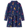 Children's long-sleeved navy blue cord dress 104 by , Children's dresses - Ref: Foro24-13960, Price: 14,64 €, Discount: %