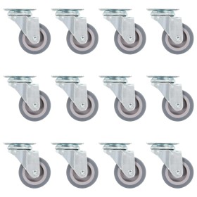 Swivel wheels 12 units 50 mm by vidaXL, Material handling - Ref: Foro24-143434, Price: 28,18 €, Discount: %