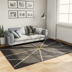 Black and gold non-slip washable rug 160x230 cm by , Rugs - Ref: Foro24-136618, Price: 61,75 €, Discount: %