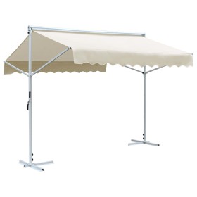 Independent awning 3x3 m cream color by vidaXL, Umbrellas - Ref: Foro24-143744, Price: 504,88 €, Discount: %