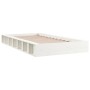 Estructura de cama individual de madera maciza blanco 90x190 cm de , Camas y somieres - Ref: Foro24-820702, Precio: 120,32 €,...