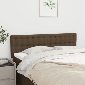 Headboards 2 units dark brown fabric 72x5x78/88 cm by , Headboards and footboards - Ref: Foro24-346459, Price: 64,99 €, Disco...